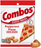 COMBOS Pepperoni Pizza Cracker Baked Snacks 6.3-Ounce Bag