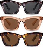 Outdoor Reading Sunglasses for Women Oversized UV400 Protection Full Lens/Bifocal Lens/Progressive Lens