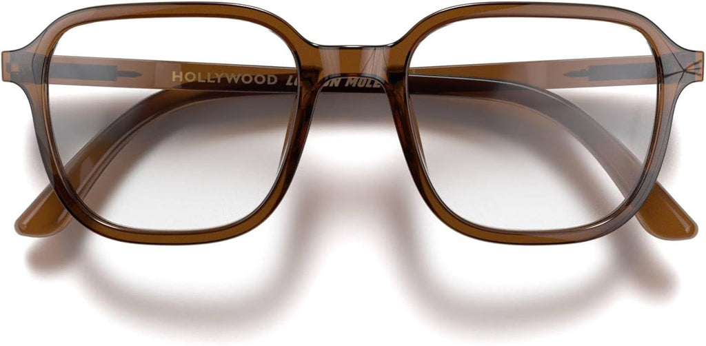 LONDON MOLE® Hollywood reading glasses | Cool square shaped readers | Men’s Women’s Unisex | Spring hinges