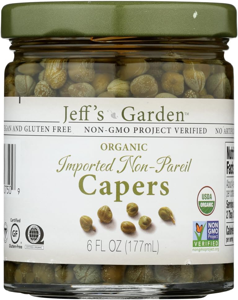 Jeff's Naturals Non-Pareil Capers, 6 Ounce (Pack of 2)