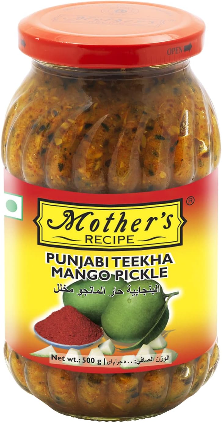 Mother's Recipe, Punjabi Teekha Mango Pickle, 500 Grams(gm)