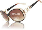 JiSoo Oversized Bifocal Sunglasses for Women, Square Reader Sunglasses Gradient Sun Glasses with Readers Built-in