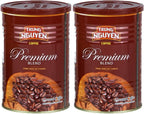 Trung Nguyen — Premium Blend — Roasted Ground Coffee Blend — Strong and Bold — Arabica & Robusta — Chocolate Flavor — Vietnamese Coffee, 15 oz Can (Pack of 2)