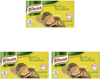 Knorr Cube Bouillon, Beef cubes, 2.3 oz, 6 Count (Pack of 3)