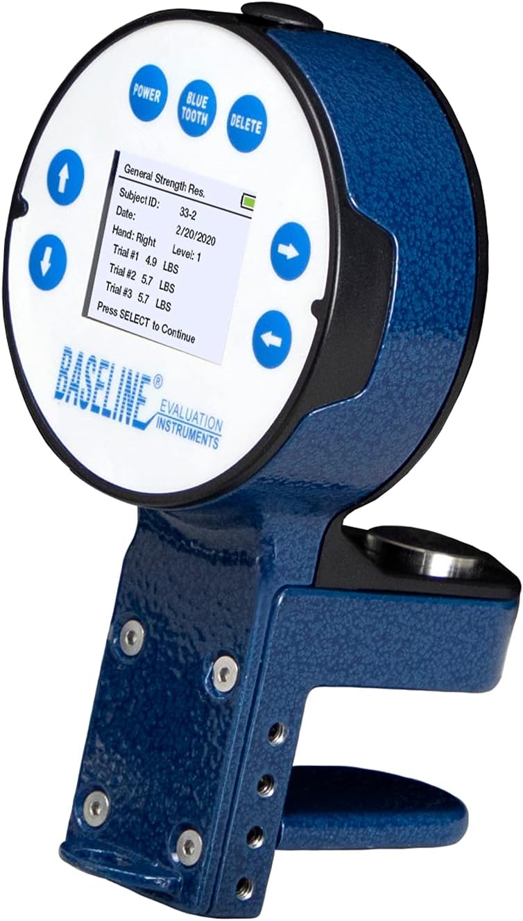 Baseline BIMS Digital 5-Position Pinch Dynamometer for Pinch Strength Testing and Evaluation Professional Hand Therapy