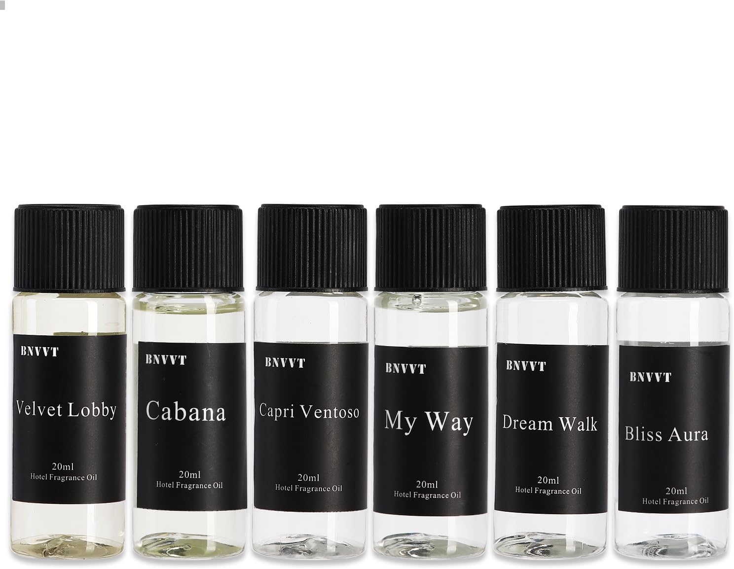 Hotel Diffuser Oil Fragrance Oil Set (6 x 20ml) – Luxury Aroma Oils for Diffuser, Inspired by Iconic 5-Star Hotels – Premium Scented Oil Gift Set for Home & Office