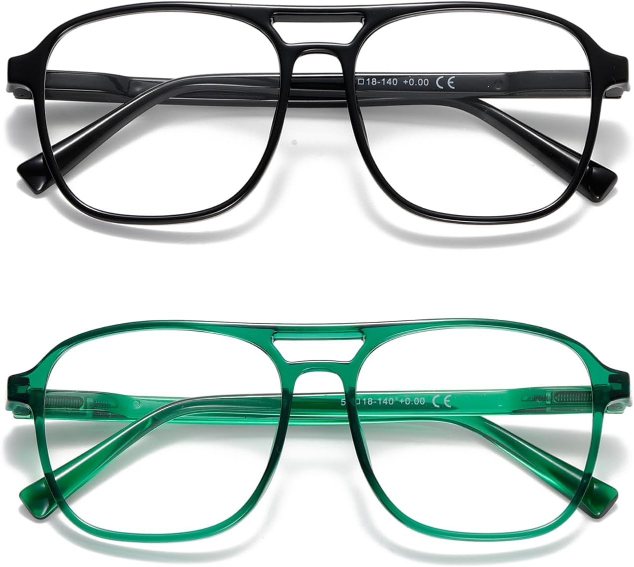 Trendy Aviator Reading Glasses for Women Men Blue Light Blocking Computer Readers Eyewear