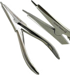 Hearing-Aid Tube Expander Plier Tool, Stainless Steel Hearing Aid Tubing Expander Earmold Tube Expander Tubing Widening Earmould Tubes for Hearing Dispenser - German Stainless Steel (1 Piece)