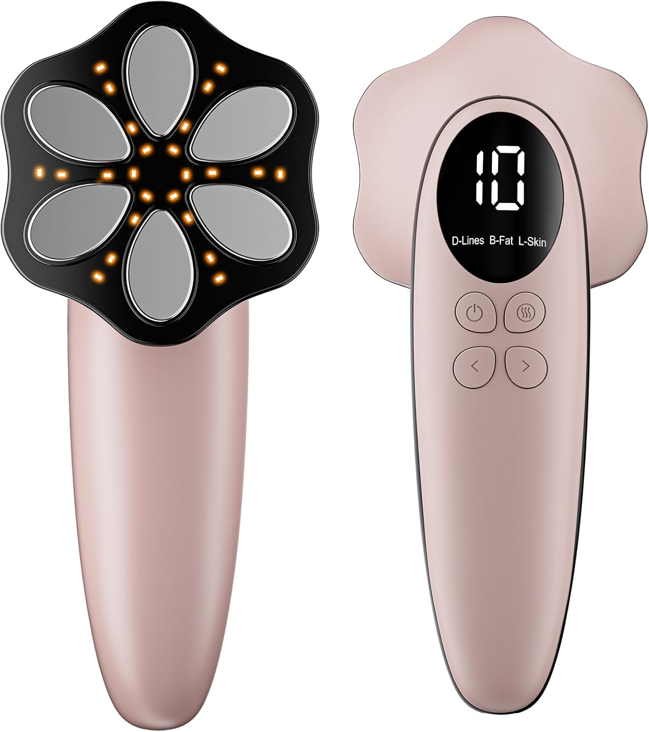 Professional Electric Body Massager Machine- Upgraded Portable Skin Tightening Massager with Heating for Belly, Waist, Arms, Buttocks, Legs, Wireless & Lightweight