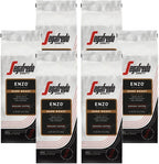 Segafredo Zanetti Ground Coffee – Made with Arabica Coffee – Dark Roast, Smoky with Hints of Roasted Nuts & Dark Chocolate – South American Blend – Rich, Full-Bodied – Enzo, 10oz Bag, Pack of 6