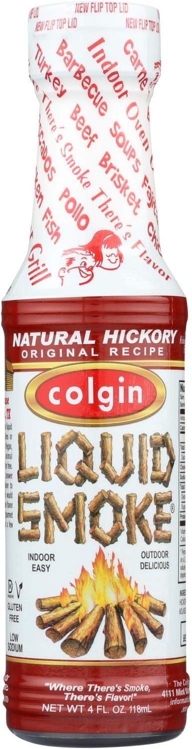 Colgin Liquid Smoke, Natural Hickory, 4-Ounce