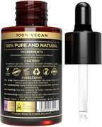 Premium Organic Sesame Oil - Cold Pressed, for Skin & Hair - Nutrient-Rich Sesame Seeds - Natural & Pure - Non-GMO, Vegan, Cruelty-Free, Hexane-Free - 1 fl oz