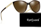 EYEGUARD Bifocal Reading Sunglasses for Women, Stylish Sun Readers Glasses UV400 Protection Outdoor Reading Glasses