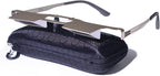 Lazy Glasses Prism Glasses for Watch TV, Read, or Browse Your Phone While Lying Down，New Upgraded Lighter and Clearer Lazy Glasses Spectacles for Lying Down, Reducing Neck and Cervical Strain (Silver)