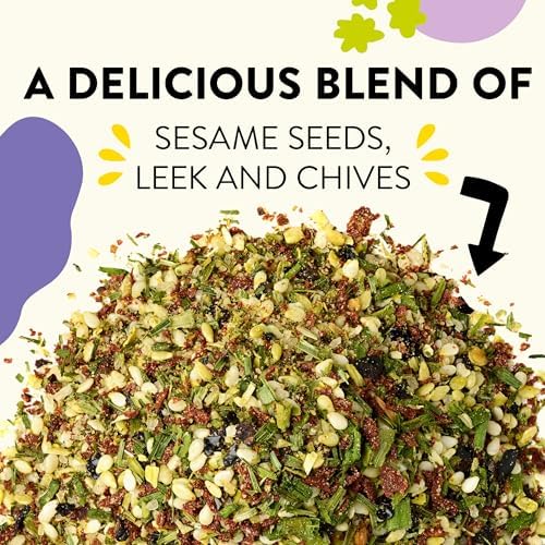 Just Spices Egg Topping, 1.94 OZ I Breakfast and egg seasoning with white sesame, chili, grated tomato, sea salt and more
