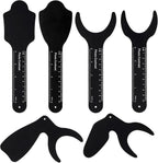 Dental Intraoral Photographic Contraster Kit 6Pcs Black Background Board Palatal Photo Contrast Kit for Dental Clinics and Labs