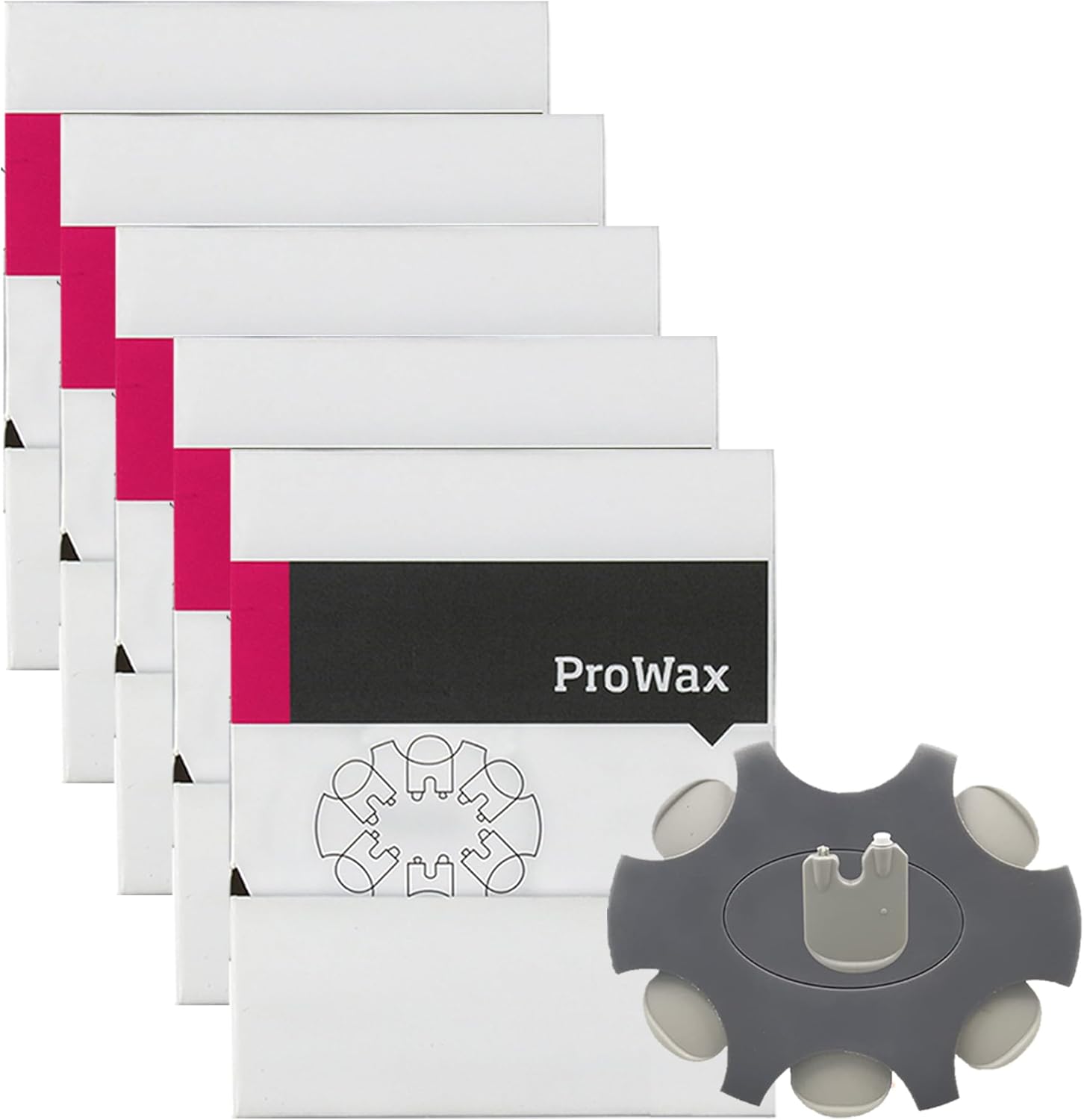 (30 Pcs)Wax Guard Filter for Oticon Prowax Hearing Aid Supplies, Oticon Prowax Hearing Aids Replacement Parts Cleaning Kit Accessories, Suitable any Brand Power Receiver Mold Speaker 100,105dB(5 Pack)