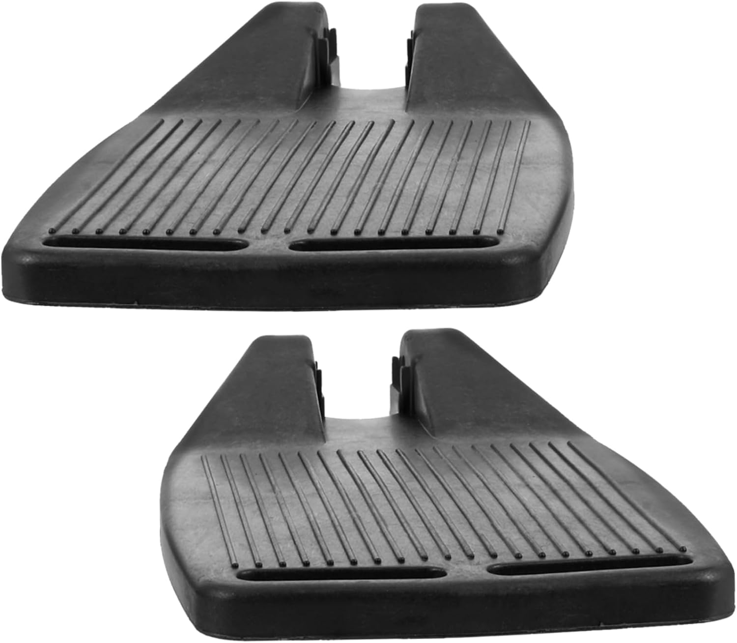 Plastic Wheelchair Footrest Thick Abs Pedal Replacement Stable Support for Leg Rest Lightweight and Portable Wheelchair Supplies for Lower Limb Mobility Users