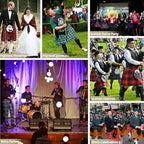 Zando Kilt for Men Scottish Kilt Traditional Highland Tartan Casual Utility Kilts with Adjustable Waist & Big Pockets