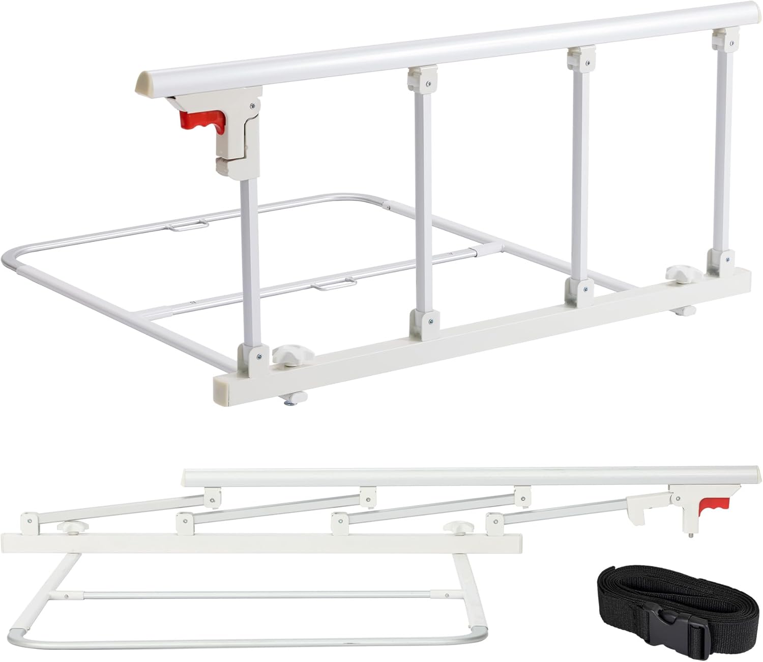 Real Relax Bed Rails for Elderly Adults Safety, Folding Bed Railings for Seniors Fit Full Twin King Queen Size, for Elderly Adults Rail Assist for Seniors Safety Bed, 37.8" x16.3"