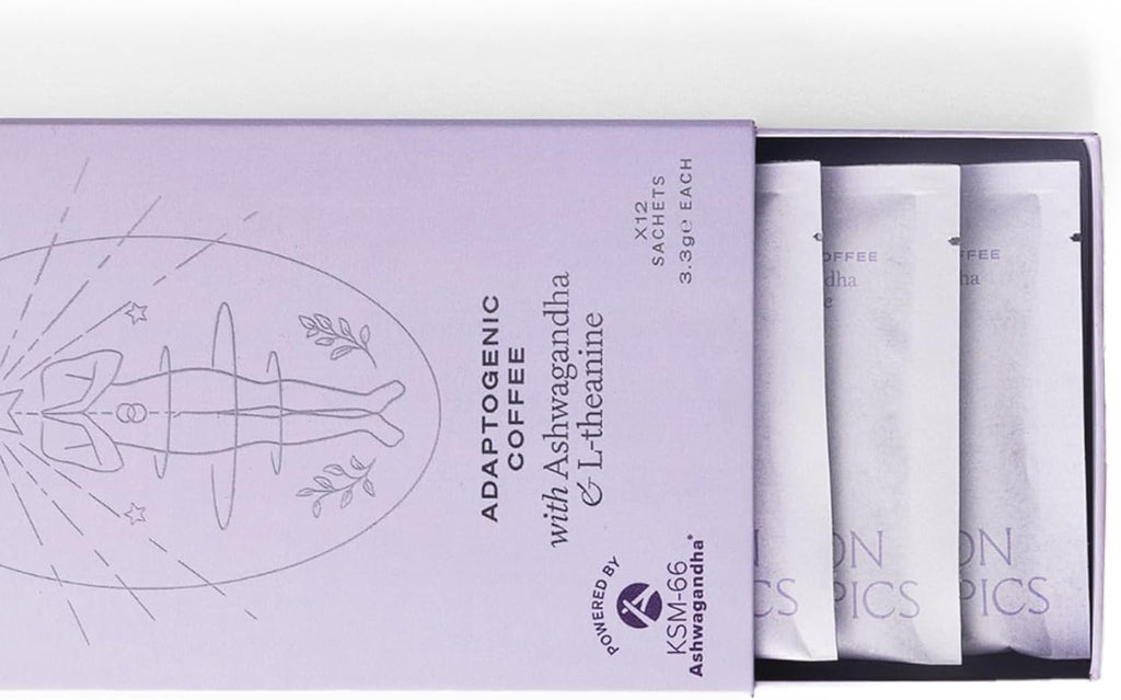 London Nootropics - Zen - Adaptogenic Mushroom Coffee with Ashwagandha & L-theanine - 12 Sachets