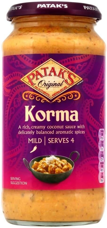 Patak's Mild Korma Sauce (450g) - Pack of 2