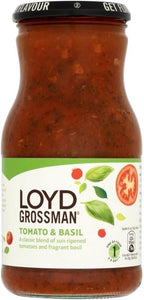 Loyd Grossman Pasta Sauce - Tomato & Basil (660g) - Pack of 6