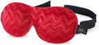 Bucky Ultralight Travel & Sleep Chevron Eye Mask, Red, One Size