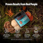 FreshCap Mushrooms Ultimate Mushroom Complex – Mushroom Powder 12:1 Fruiting Body Extract with 29% Beta-Glucans – Ayurveda Clean Energy, No Jitters, Focus & Immune Support (60 Servings)