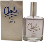 REVLON CHARLIE SILVER 3.4 oz Eau de Toilette Spray NEW in Box for Women
