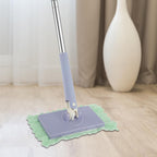 Auto Cloth Changing Mini Mop, Face Towel Mop, Hands-Free Mini Mop Compatible with Face Towels, 360°Rotating Flat Floor Mop with Clip Portable Large Flat Mop for Kitchen Home
