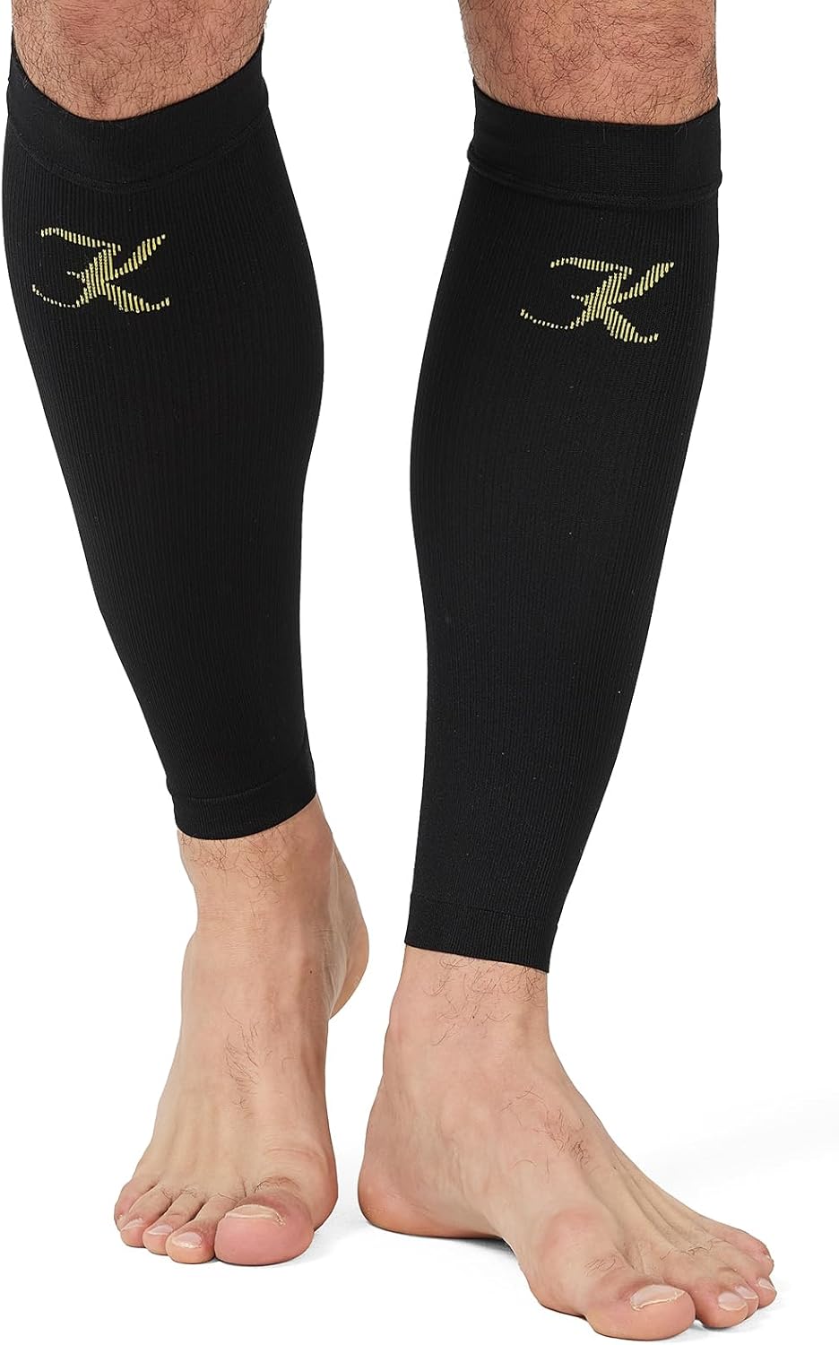 KEKING Calf Compression Sleeves for Men & Women (20-30 mmHg), Graduated Leg Compression Sleeve for Shin Splints, Varicose Veins, Calf Pain Relief, Running, Cycling, Nursing, Travel - Calf Support