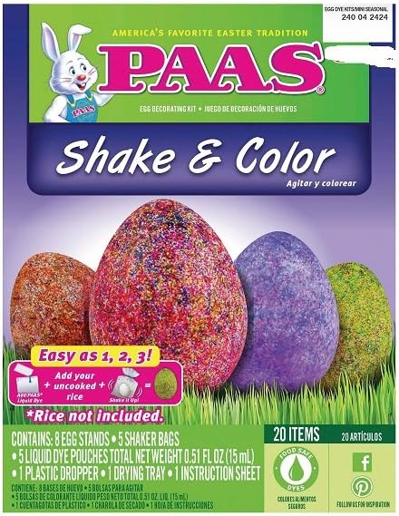 PAAS Shake & Color Easter Egg Decorating Kit