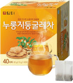 Damtuh Korean Roasted Rice Tea Bags with Solomon’s Seal, Caffeine-Free Traditional Tea, 1.5g x 40 Bags