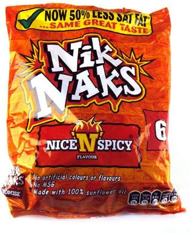 KP Nik Naks Nice ‘n’ Spicy 6 Pack 150g