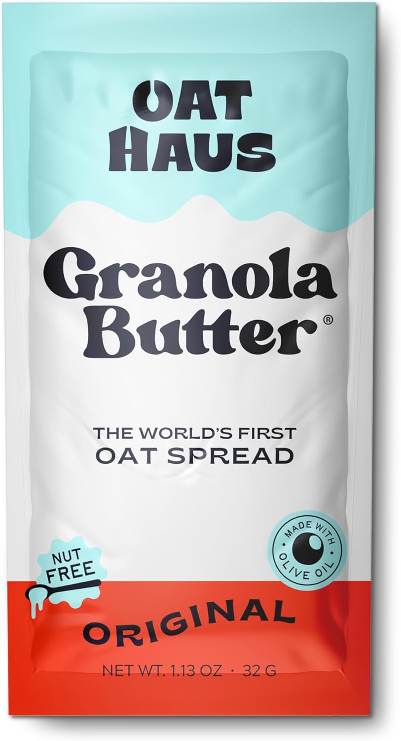 Oat Haus Original Granola Butter Packets | Peanut-free, Almond (Tree-Nut) Free, & School-Safe (Top 8 Allergen Free) | 1.13 oz (Pack of 10)