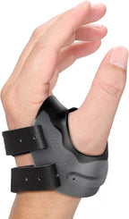Velpeau CMC Thumb Brace for Osteoarthritis - with Shape-memory Restriction Splint, CMC Joint Stabilizer, Basal Thumb Arthritis Pain Relief and Support for Women and Men (Black, Left Hand, Medium)