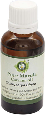 R V Essential Pure Marula Carrier Oil 100ml (3.38oz)- Sclerocarya Birrea (100% Pure and Natural Cold Pressed)