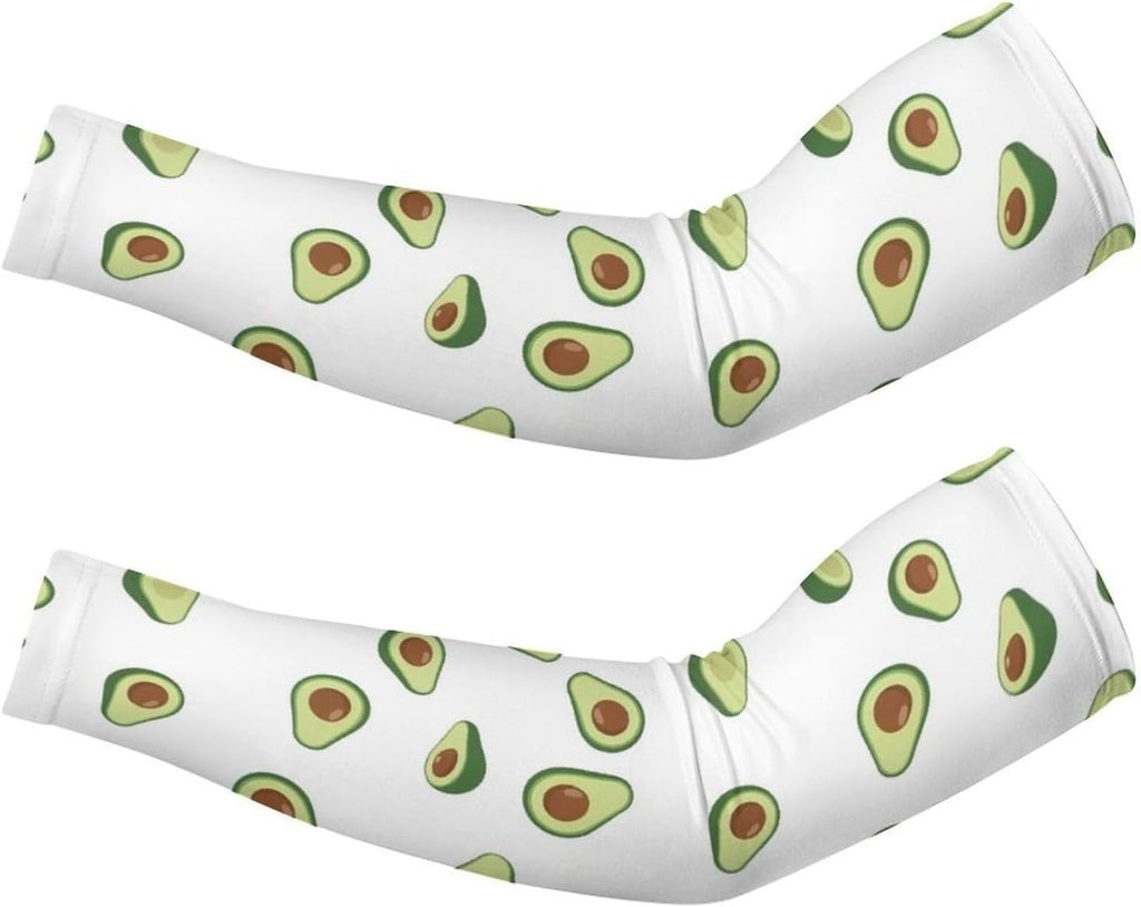 Thumb Hole Sport Arm Sleeves, Ice Silk UV Protection Cooling for Baseball Football Outdoor Training