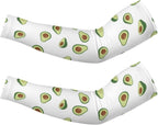 Thumb Hole Sport Arm Sleeves, Ice Silk UV Protection Cooling for Baseball Football Outdoor Training