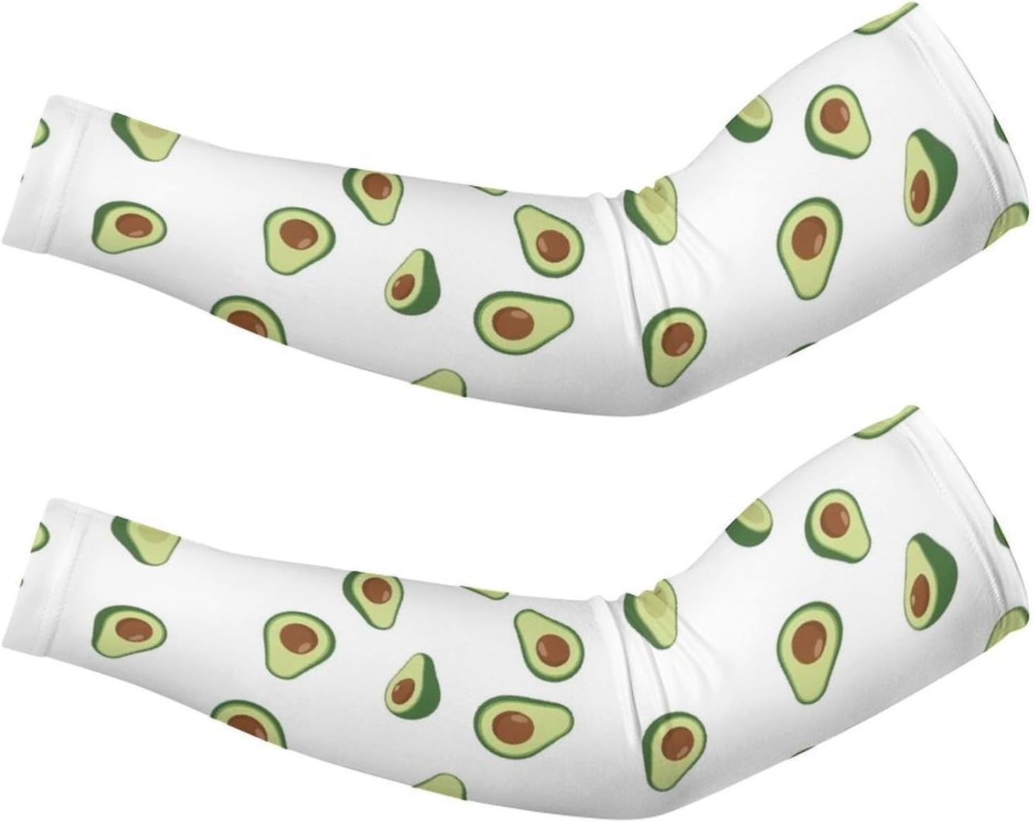 Thumb Hole Sport Arm Sleeves, Ice Silk UV Protection Cooling for Baseball Football Outdoor Training