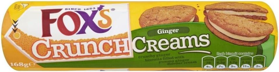 Fox's Ginger Crunch Creams (168g) - Pack of 6