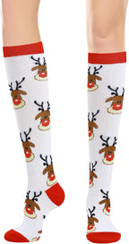 YOYOU Compression Socks for Women and Men, Knee High Support Socks for Nurse, Pregnant, Travel Flight, Athletic