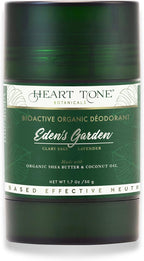 Natural Deodorant | Bioactive | Aluminum & Baking Soda Free | 24HR Protection | Men & Women | Eden's Garden Scent - Clary Sage & Lavender