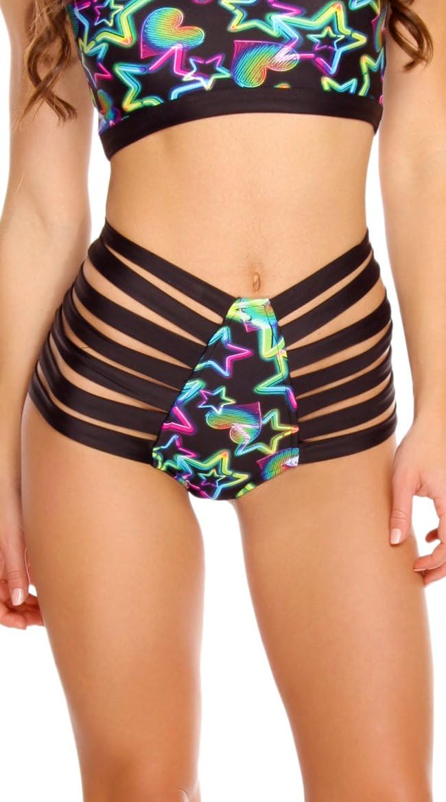 J. Valentine Women's Strappy High-Waist Short
