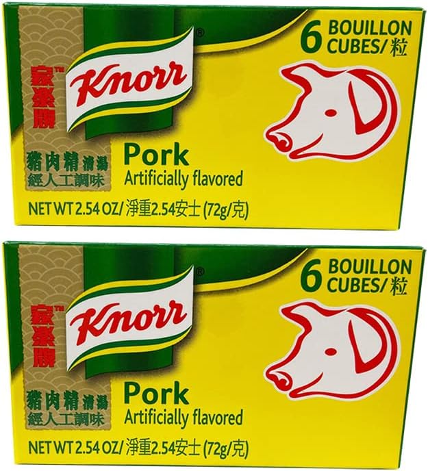 Knorr Pork Bouillon, 2.54 Oz (Pack of 2)