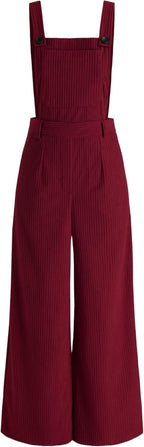 CIDER Corduroy Overalls for Women Wide Leg Jumpsuits Adjustable Straps One Piece Jumpsuit Dressy Trendy 2025