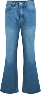Men's Vintage Jeans Bell Bottom Pants Retro 70s 60s Outfits Flared Jeans Comfortable Stretch Fit for Disco Party