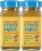 Cuban Style Citrusy Garlic Seasoning Blend 2.25 oz (64g) - 2 COUNT (2 COUNT, Cuban Style Citrusy Garlic Seasoning Blend)