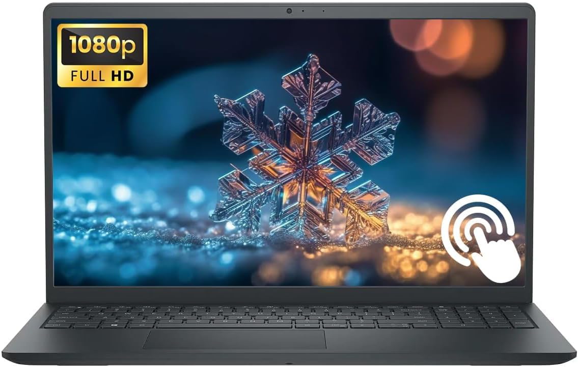 Dell Business Laptop Computer, 15.6" Touchscreen FHD Display, Intel Core i7-1355U Processor, Windows 11 Home, 32GB RAM 1TB SSD, AI Copilot Ready, Numeric Keypad, Black